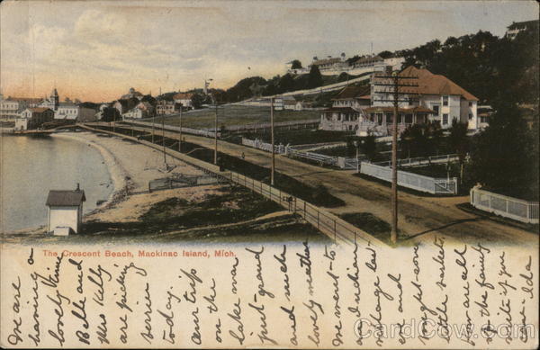 The Crescent Beach Mackinac Island Michigan