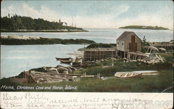Christmas Cove Heron Island Maine