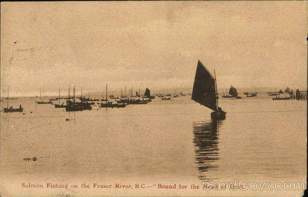 Bound for the Head of Drift. BC Canada British Columbia