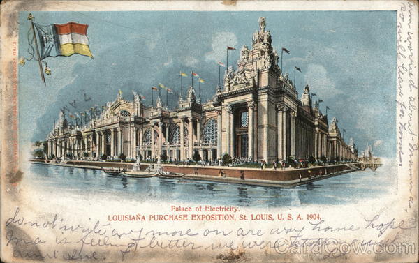 Palace of Electricy St. Louis Missouri 1904 St. Louis Worlds Fair