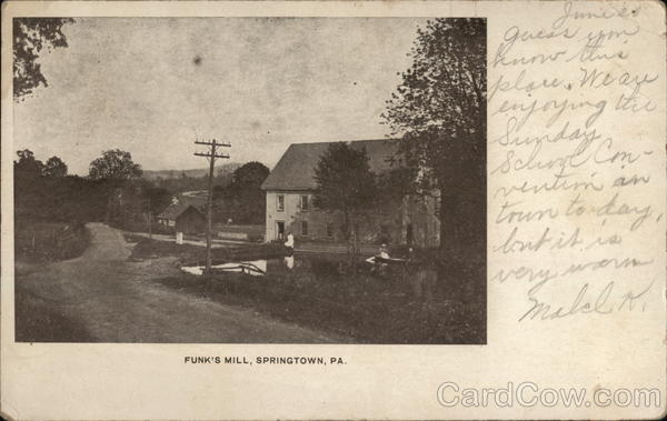 Funk's Mill Springtown Pennsylvania