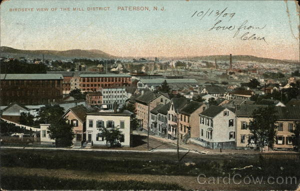 Birdseye View of the Mill District Paterson New Jersey