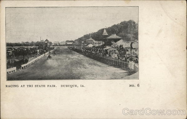 Racing at Tri State Fair Dubuque Iowa