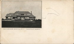 Golf Club House Postcard