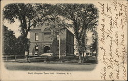 North Kingston Town Hall Postcard