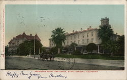 Arlington Hotel and Annex Santa Barbara, CA Postcard Postcard Postcard