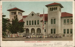 Grammar School Merced, CA Postcard Postcard Postcard