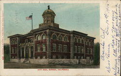 City Hall Eureka, CA Postcard Postcard Postcard