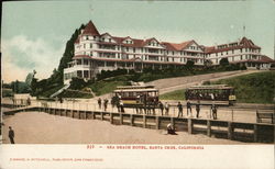 Sea Beach Hotel Santa Cruz, CA Postcard Postcard Postcard