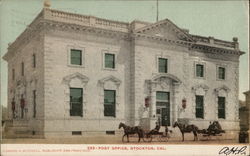 Post Office Stockton, CA Postcard Postcard Postcard