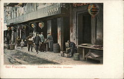 Street Scene in Fish Alley, Chinatown Street Scene in Fish Alley, Chinatown