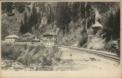General View of Shasta Springs Postcard