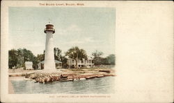 The Biloxi Light Mississippi Postcard Postcard Postcard