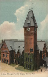 Michigan Central Depot Postcard