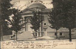 Public Library Postcard