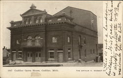 Cadillac Opera House Postcard