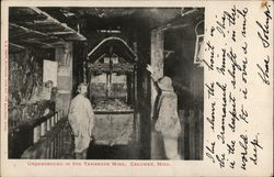 Underground in the Tamarack Mine Postcard