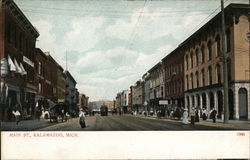 Main St. Kalamazoo, MI Postcard Postcard Postcard