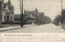 Jefferson Ave., South from Germania Ave. Saginaw, MI Postcard Postcard Postcard