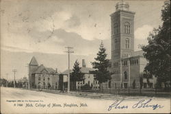 Michigan College of Mines Postcard