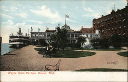 Wayne Hotel Pavilion Detroit, MI Postcard Postcard Postcard