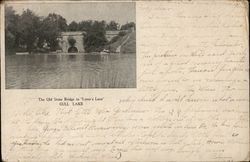 The Old Stone Bridge in Lover's Lane Postcard