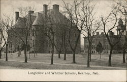 Longfellow and Whittier Schools Postcard