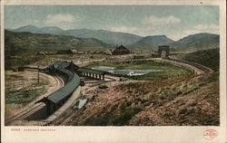 View of Gardiner Montana Postcard Postcard Postcard