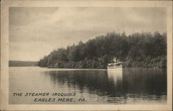 The Steamer Iroquois Eagles Mere, PA Postcard Postcard Postcard