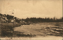 Surf Bathing, English Bay Postcard