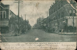 Robinson Street Looking North Postcard