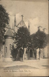 St. Patrick's Church York, PA Postcard Postcard Postcard