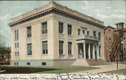 Free Public Library Postcard