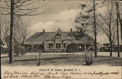 Central R.R. Station Westfield, NJ Postcard Postcard Postcard