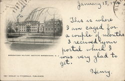 Bordentown Military Institute New Jersey Postcard Postcard Postcard