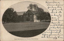Rand Gymnasium for Women, Iowa College Postcard