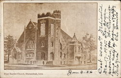 First Baptist Church Postcard