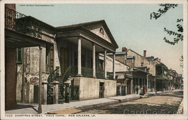 Chartres Street, Vieux Carre. New Orleans Louisiana