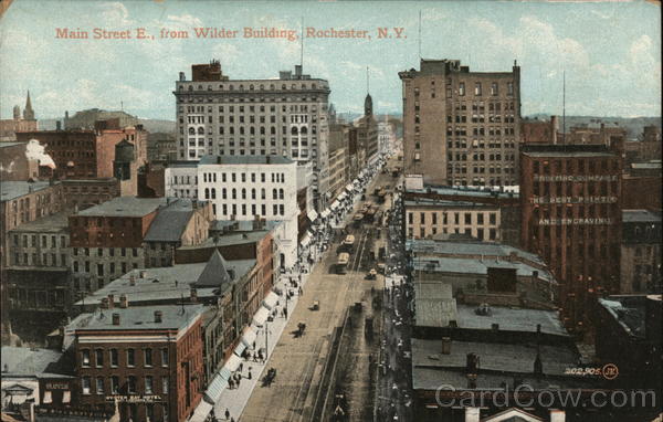 Main Street E., from Wilder Building Rochester New York
