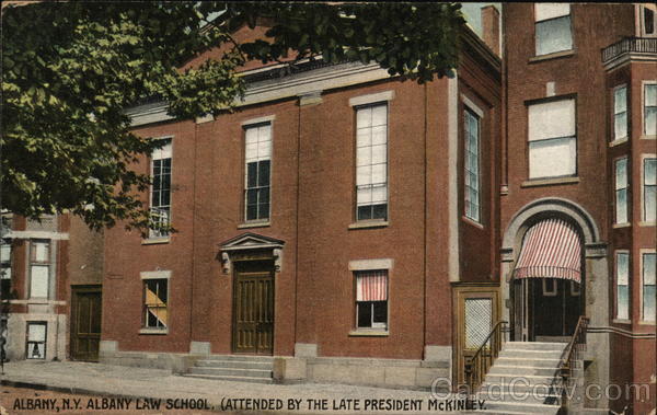 Albany Law School, attended by the Late President McKinley New York