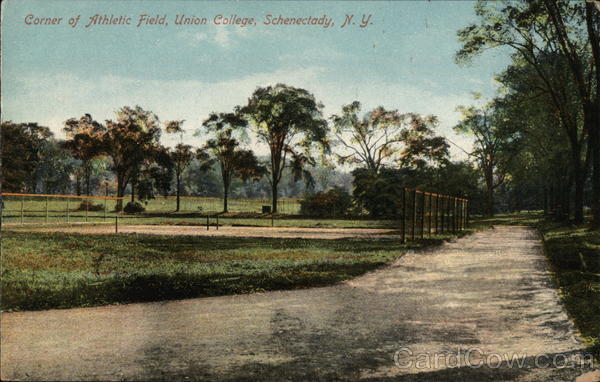 Corner of Athletic Field, Union College Schenectady New York