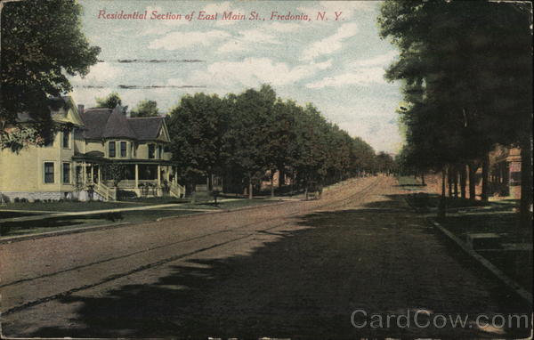 Residential Section of East Main St. Fredonia New York