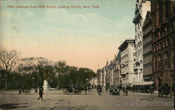 Fifth Avenue from 59th Street, looking North New York