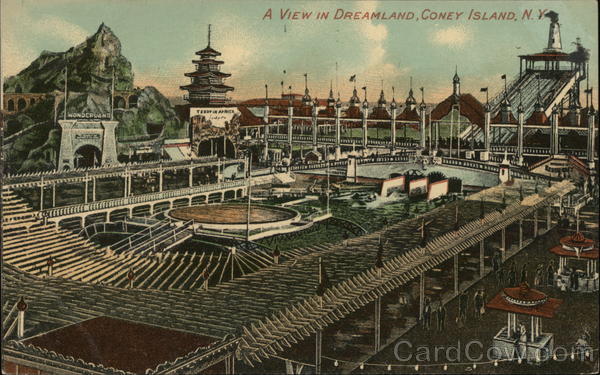 A View in Dreamland Coney Island New York