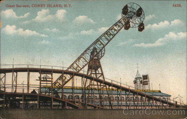 Giant See-Saw Coney Island New York