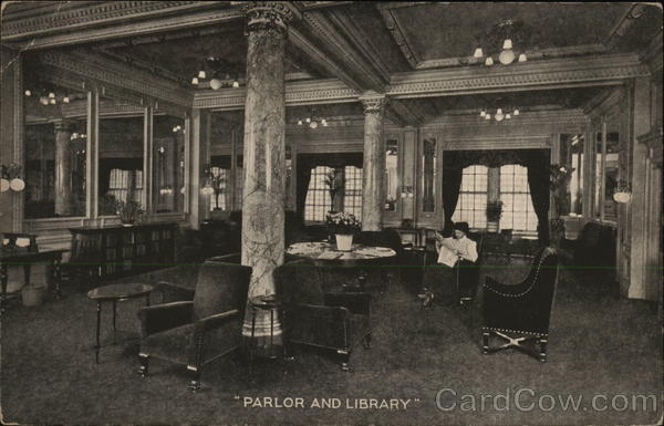 Parlor and Library, Hotel Woodstock New York City