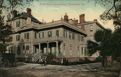 Park View Sanatorium Savannah, GA Postcard Postcard Postcard