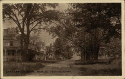 Canterbury Green, Main St. Looking North Connecticut Postcard Postcard Postcard