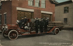 New Chemical and Ladder Auto Truck No. 8 Manchester, NH Postcard Postcard Postcard