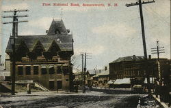 First National Bank Postcard